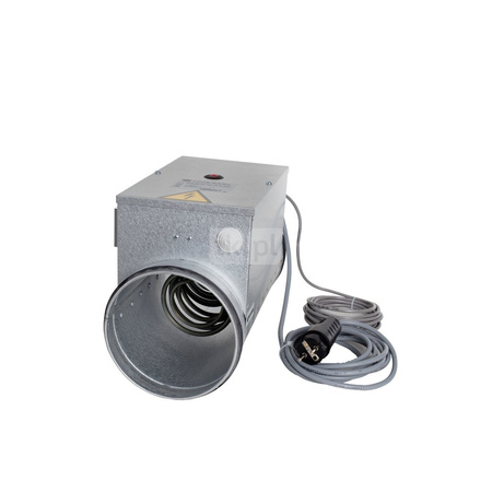 Elektryczna nagrzewnica powietrza fi125 do NIBE ERS 20-250 EAH 20-900